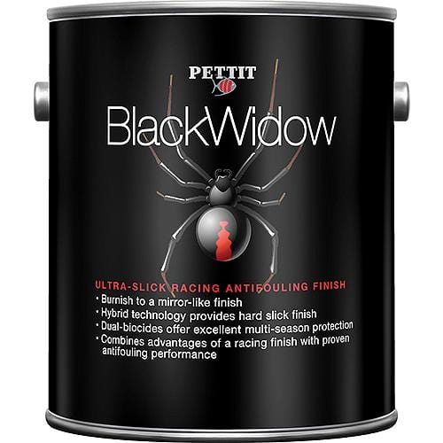 Pettit Qualifies for Free Shipping Pettit Black Widow Racing Finish Gallon #1869G