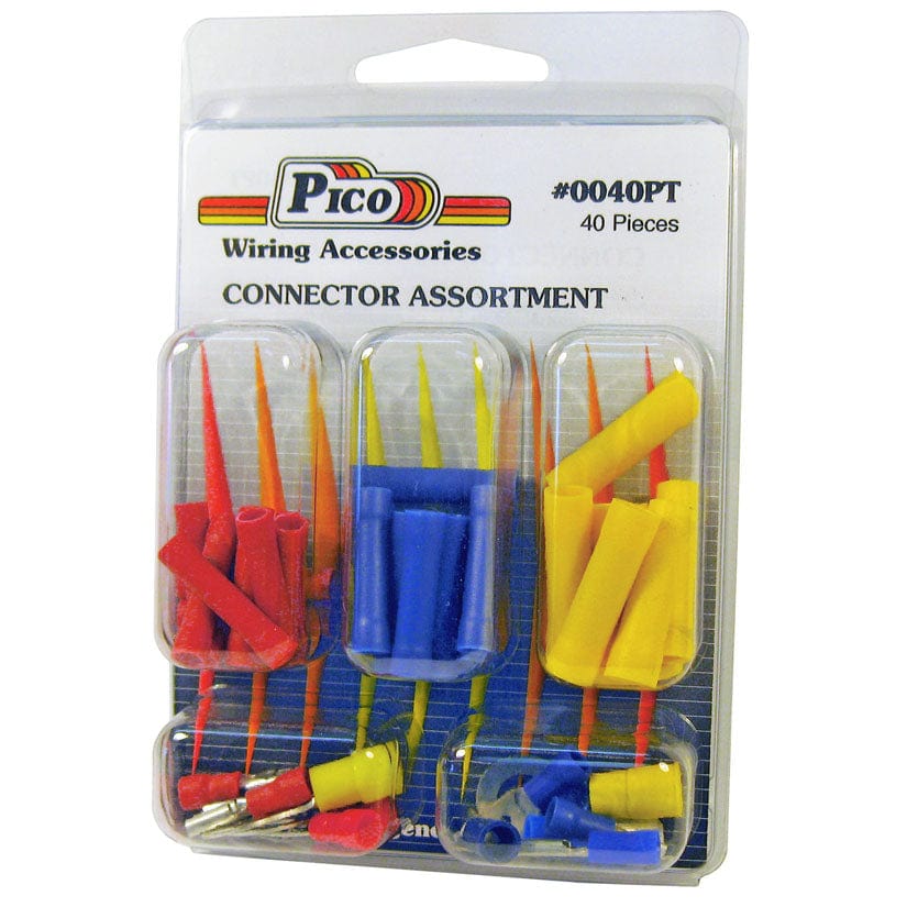 Pico Qualifies for Free Shipping Pico Butt Connector Clam Pack Kit 22-16 16-14 & 12-10 AWG 40 Pieces #0040PT