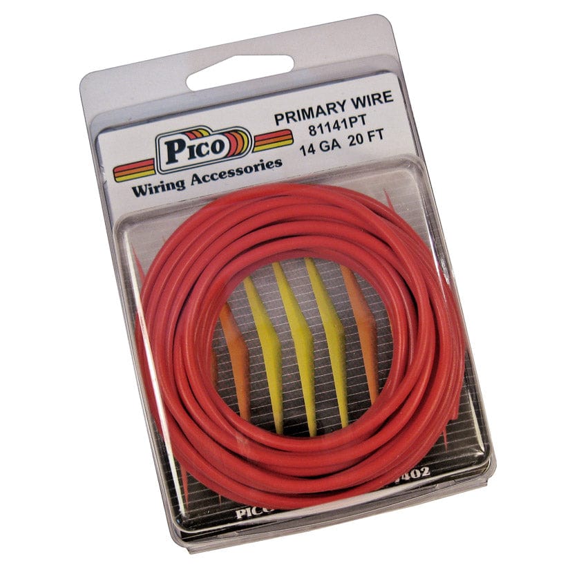 Pico Qualifies for Free Shipping Pico Primary Wire 14 AWG Red 20' Pack #81141PT