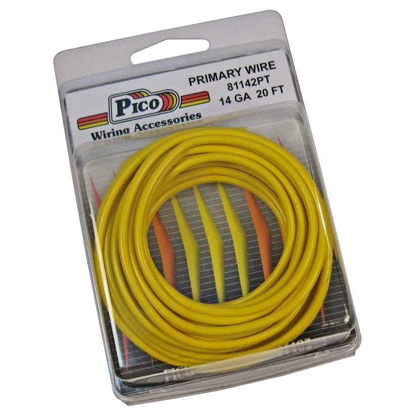 Pico Qualifies for Free Shipping Pico Primary Wire 14 AWG Yellow 20' Pack #81142PT