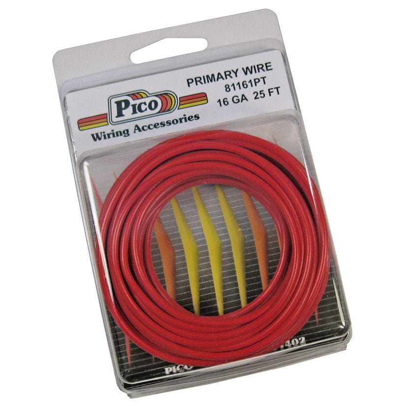 Pico Qualifies for Free Shipping Pico Primary Wire 16 AWG Red 25' Pack #81161PT