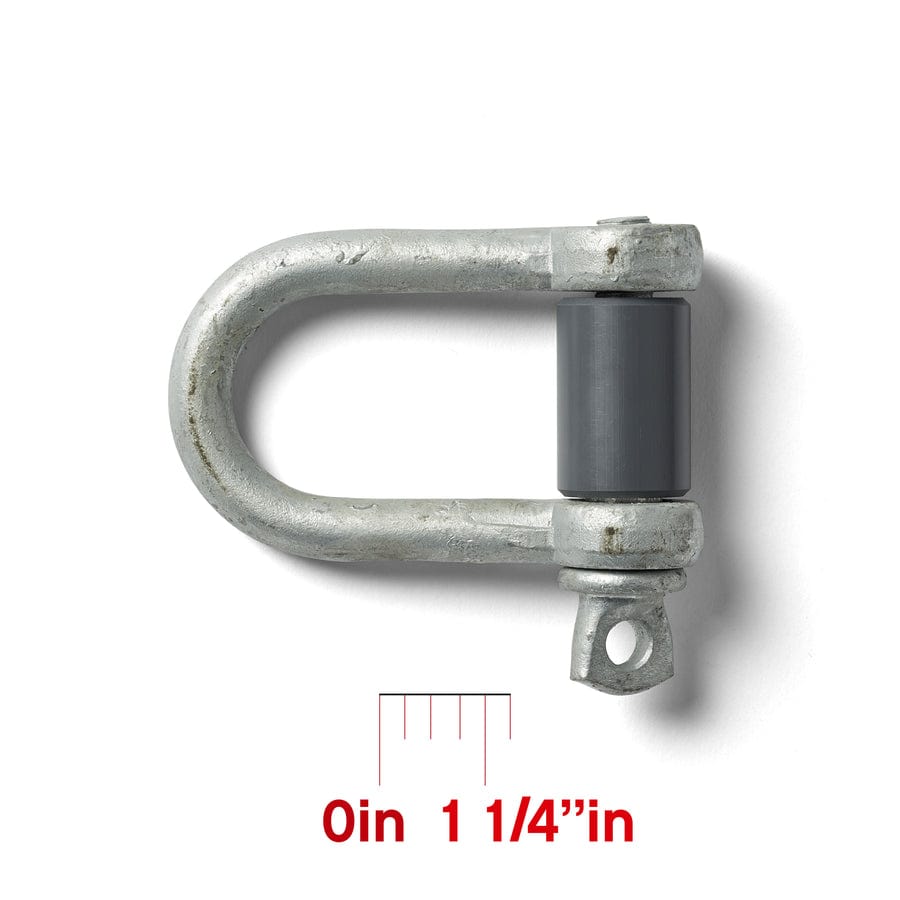 Polyform U.S. Qualifies for Free Shipping Polyform 1-1/4" Shackle Galvanized #33-957-400