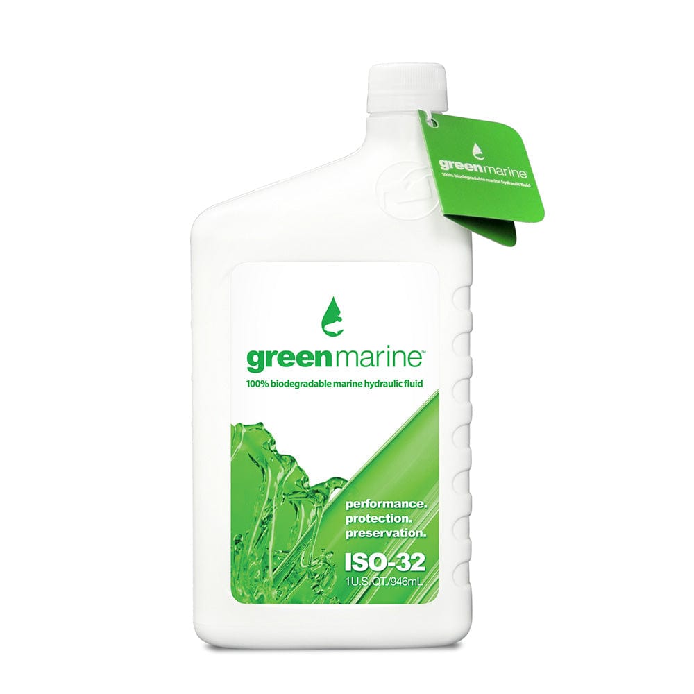 Power-Pole Qualifies for Free Shipping Power-Pole Green Marine ISO-32 Hydraulic Fluid Quart #GM-ISO32-QT-F