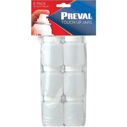 Preval Sprayers Qualifies for Free Shipping Preval Sprayers Touch-Up Jars 3 oz 6-pk #2711