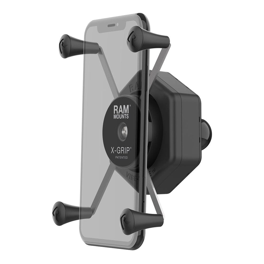 Ram Mounts Qualifies for Free Shipping RAM X-Grip Large Phone Holder with Vibe-Safe Adapter #RAM-HOL-UN10B-462