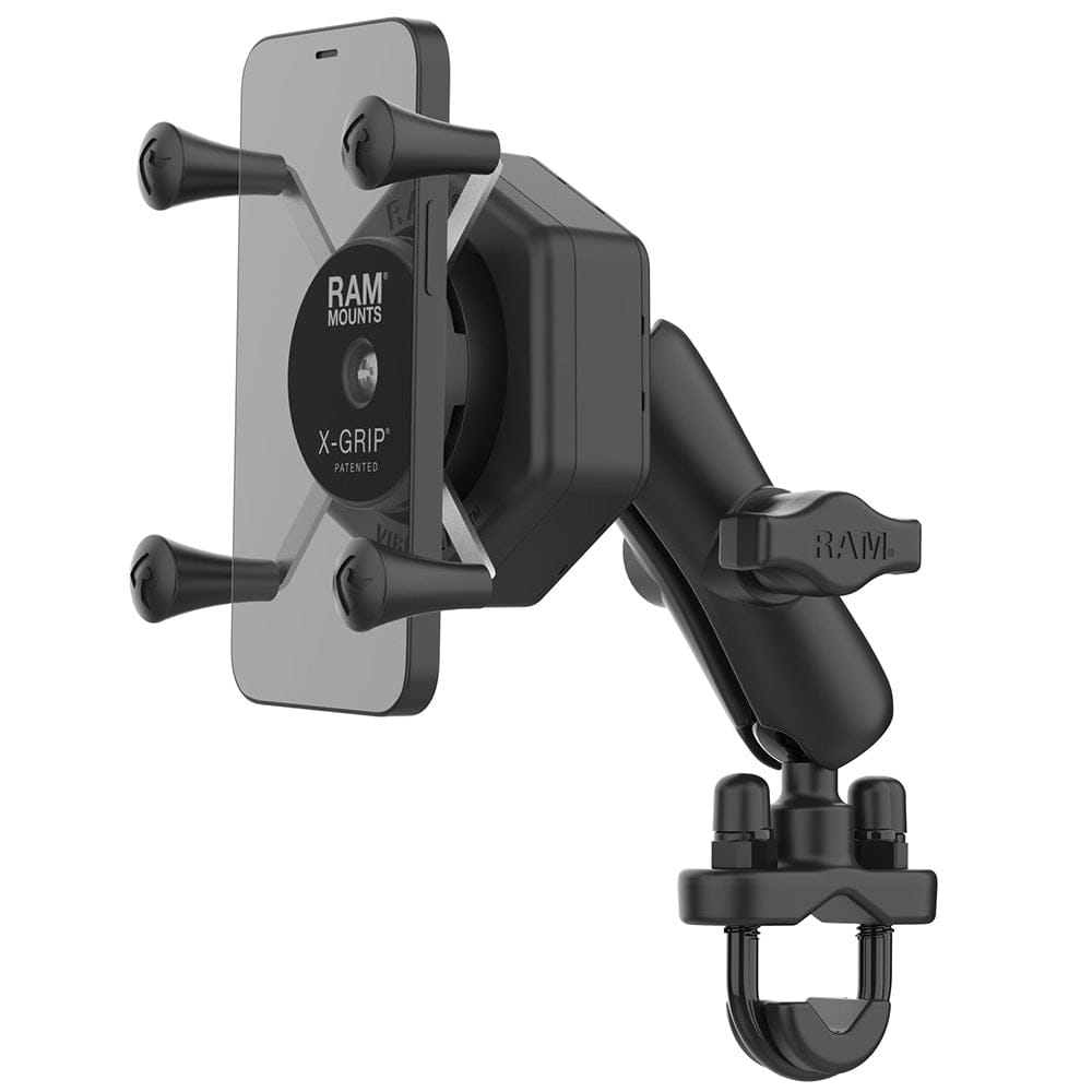Ram Mounts Qualifies for Free Shipping RAM X-Grip Phone Mount with Vibe-Safe & U-Bolt Base Med #RAM-B-149Z-UN7-462