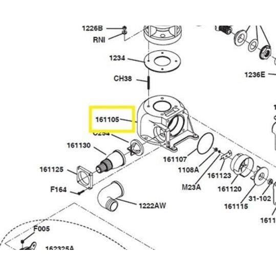 Raritan Qualifies for Free Shipping Raritan SeaEra Replacement Base with Seal Plate #161105AW