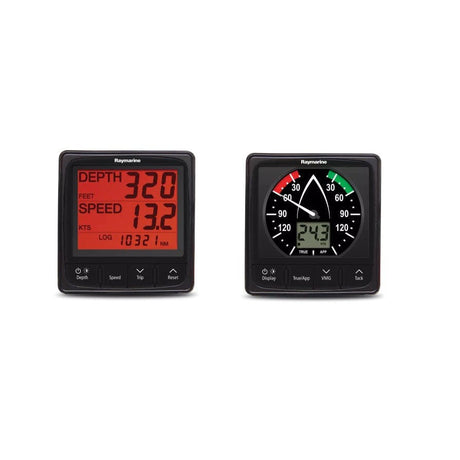 Raymarine Qualifies for Free Shipping Raymarine i50 Tridata/i60 Wind Wind Depth & Speed System with ST900/P120 & P319 #T70585