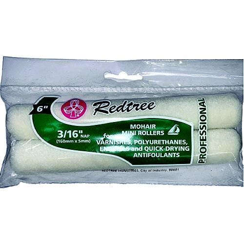 Redtree Industries Qualifies for Free Shipping Redtree 6" Mini Mohair Roller 2-pk #36032