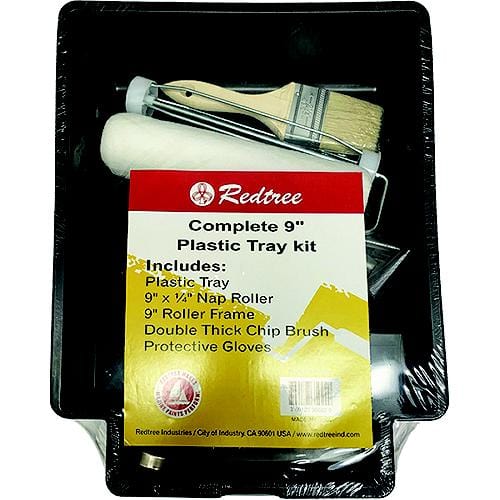 Redtree Industries Qualifies for Free Shipping Redtree 9" Bottom Paint Roller Kit #35022