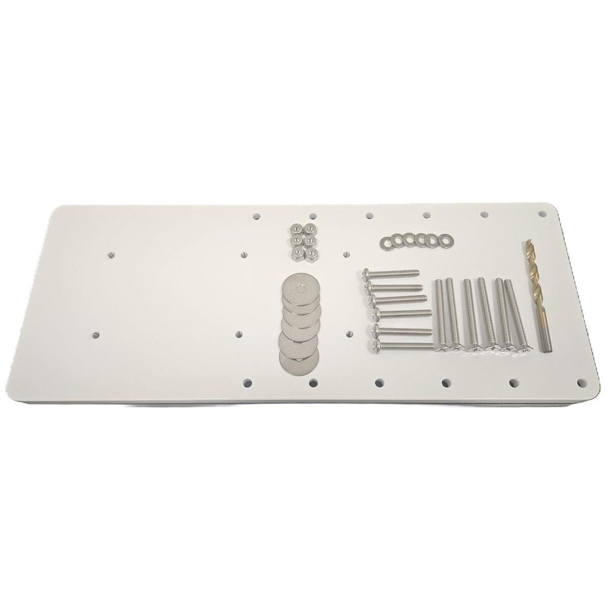 RHODAN Qualifies for Free Shipping RHODAN White Aluminum Mounting Plate #A00156