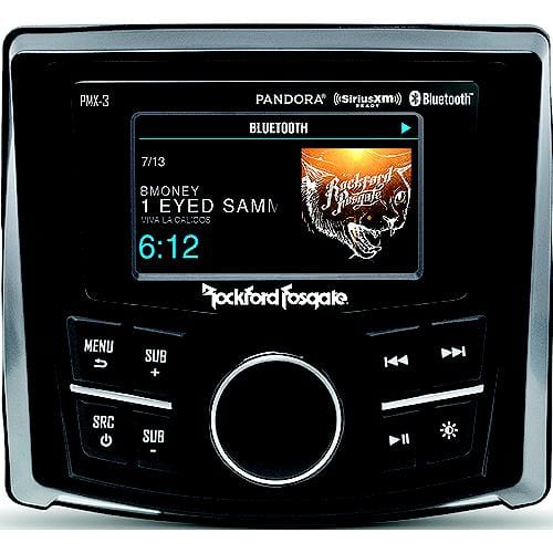 Rockford Fosgate Qualifies for Free Shipping Rockford Fosgate Punch Marine AM/FM/WB Digital Media Receiver #PMX-3