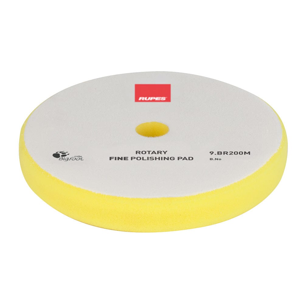 RUPES Qualifies for Free Shipping RUPES Rotary Fine Polishing Foam Pad 175/180mm Yellow #9.BR200M
