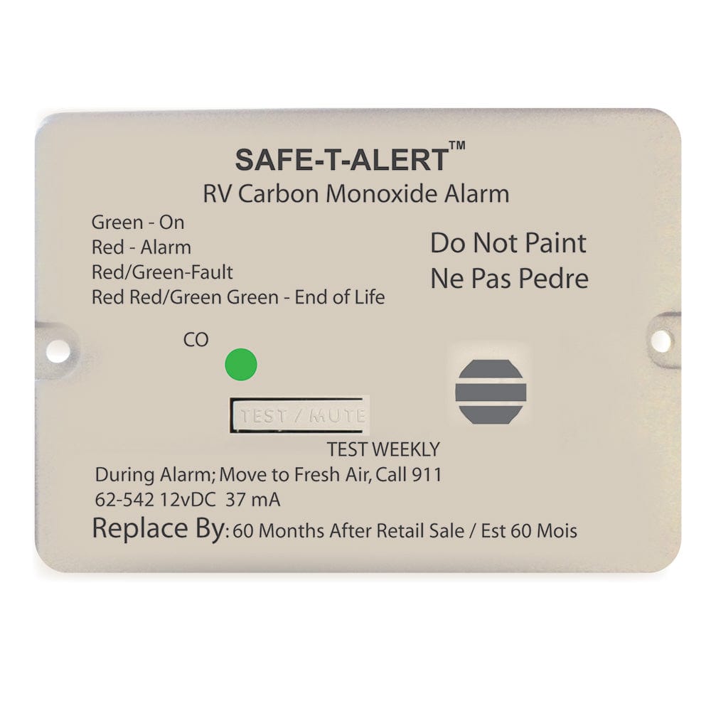 Safe-T-Alert Qualifies for Free Shipping Safe-T-Alert 62 Series Carbon Monoxide Alarm 12v #62-542-WT