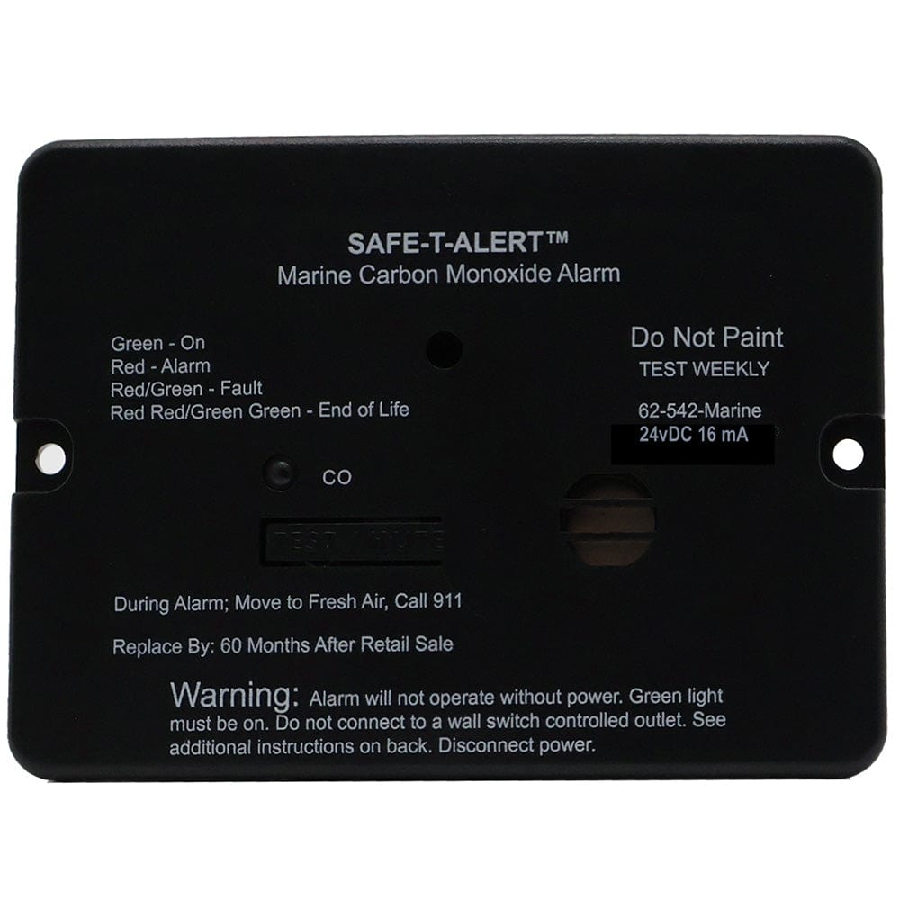 Safe-T-Alert Qualifies for Free Shipping Safe-T-Alert 62 Series Carbon Monoxide Alarm - 24v #62-542-BL-MARINE-24V