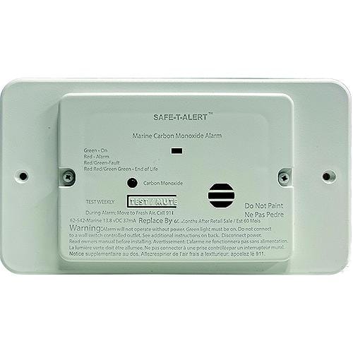 Safe-T-Alert Qualifies for Free Shipping Safe-T-Alert Co Alarm White Flush with Trim #62-542-WT-MARINE-TR