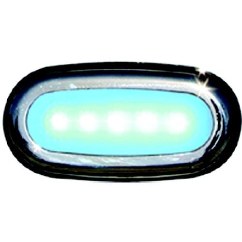 Scandvik Qualifies for Free Shipping Scandvik 5" LED Courtesy Light Surface Mount SS Blue #41362P