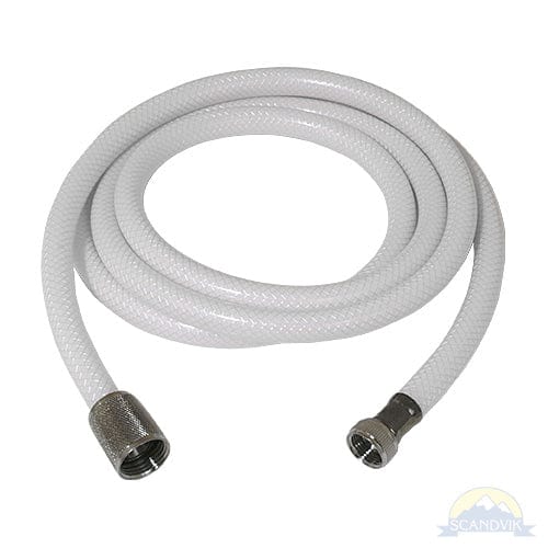 Scandvik Qualifies for Free Shipping Scandvik 6' White Nylon Shower Hose #10290