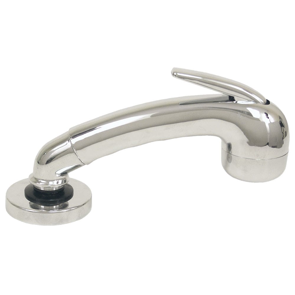 Scandvik Qualifies for Free Shipping Scandvik Chrome Euro Sprayer With 6' Black Nylon Hose #14041