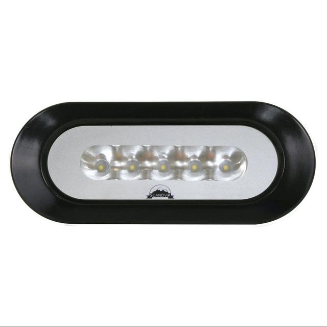 Scandvik Qualifies for Free Shipping Scandvik Flush Mount Spreader Light Black 10-30v #41356P