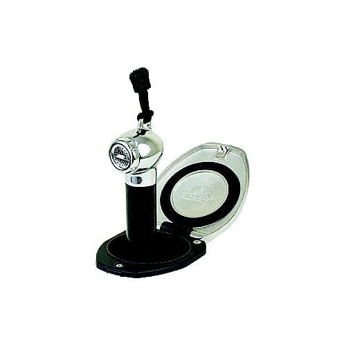 Scandvik Qualifies for Free Shipping Scandvik SS Recessed Shower with Black Push-Button H #12124P