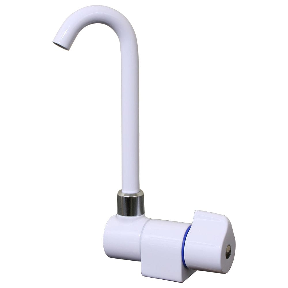 Scandvik Qualifies for Free Shipping Scandvik Tall Tap with Folding Spout White Powdercoat #10182P