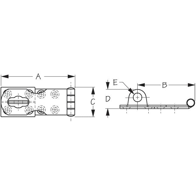 Sea-Dog Qualifies for Free Shipping Sea-Dog 3-11/16" SS Safety Hasp #221124-1