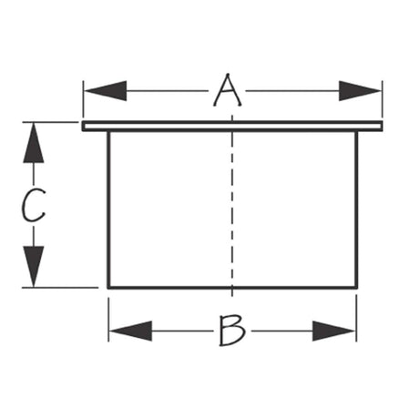Sea-Dog Qualifies for Free Shipping Sea-Dog ABS Flush Mount Drink Holder 3-3/8" 3" Hole White #588011