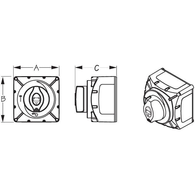 Sea-Dog Qualifies for Free Shipping Sea-Dog Dual Battery Switch On/Off #422768-1