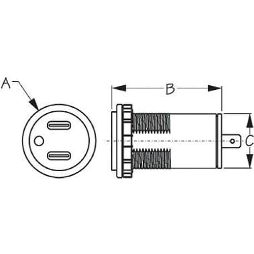Sea-Dog Qualifies for Free Shipping Sea-Dog Dual USB-C Power Socket #426522-1
