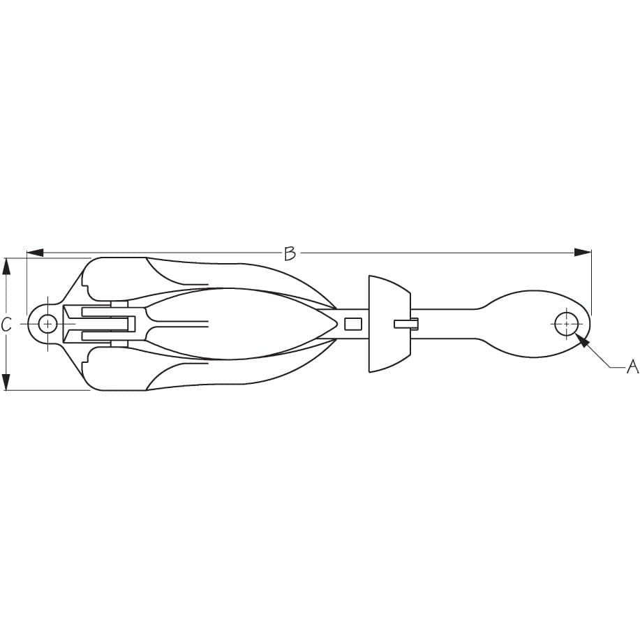 Sea-Dog Qualifies for Free Shipping Sea-Dog Folding Anchor 5 lb #318005