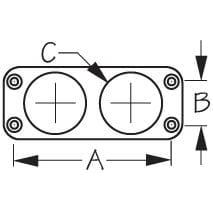 Sea-Dog Qualifies for Free Shipping Sea-Dog Front Mount Socket Panel Single #426021-1