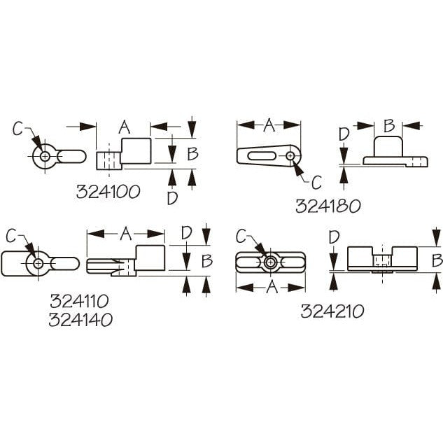 Sea-Dog Qualifies for Free Shipping Sea-Dog Single Wing Latch #324110-1