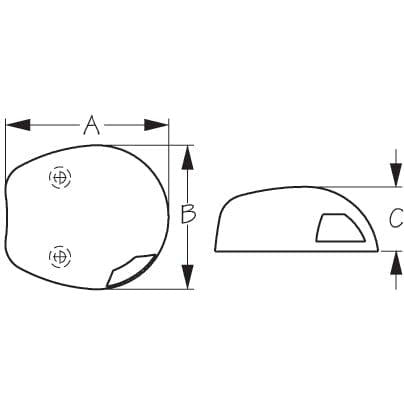 Sea-Dog Qualifies for Free Shipping Sea-Dog Stainless LED Top Mount Side Light #400069-1