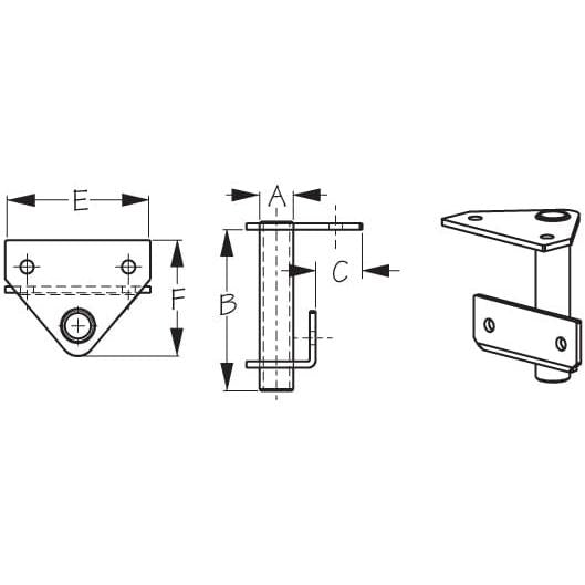 SEA-LECT Designs Qualifies for Free Shipping SEA-LECT Designs Rudder Gudgeon Flat Stern #K748200-1