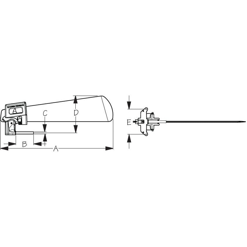 SEA-LECT Designs Qualifies for Free Shipping SEA-LECT Designs Trucourse Rudder #K748150-3