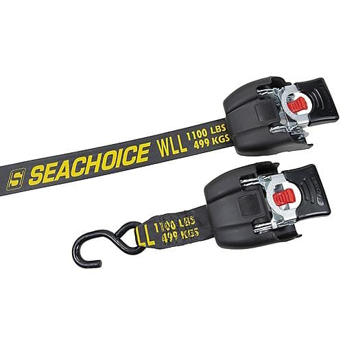 Seachoice Qualifies for Free Shipping Seachoice 2" x 43" Retractable Transom Strap Zinc #51114