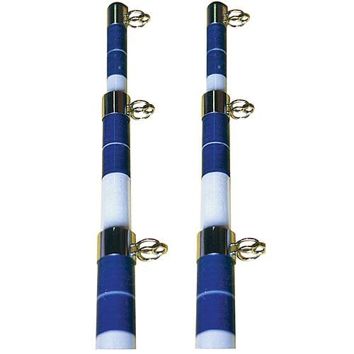 Seachoice Qualifies for Free Shipping Seachoice Telescoping Outrigger Pole 15' White/Blue #88201