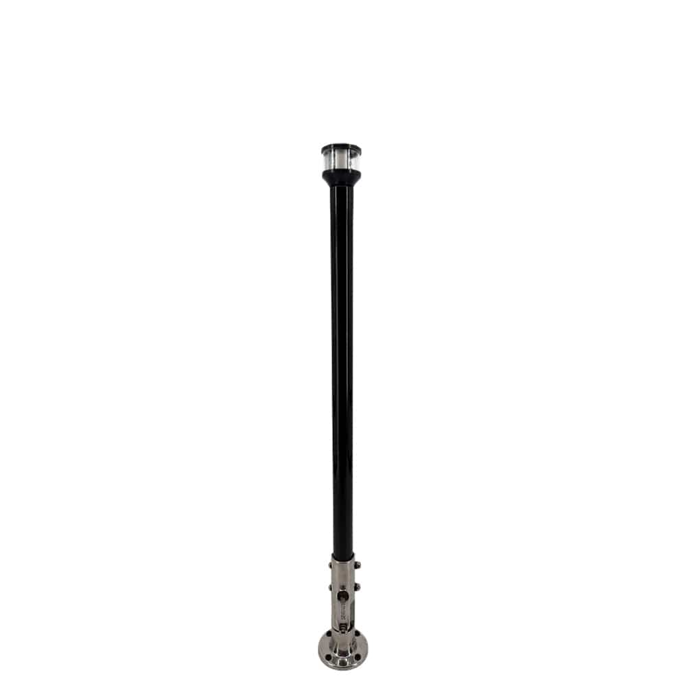 Seaview Qualifies for Free Shipping Seaview 12" Manually Folding Light Post SS Base Black #SVMHB112LEDSSB