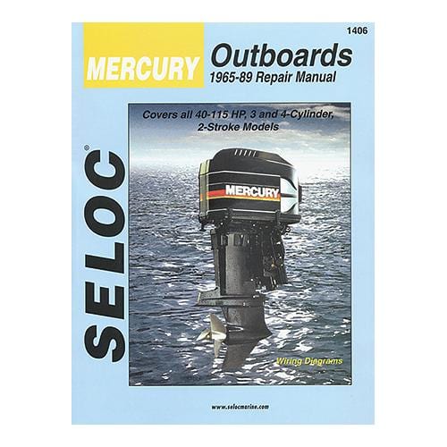 Seloc Qualifies for Free Shipping Seloc Service Manual Mercury Outboards 6 Cyl 65-89 #1408