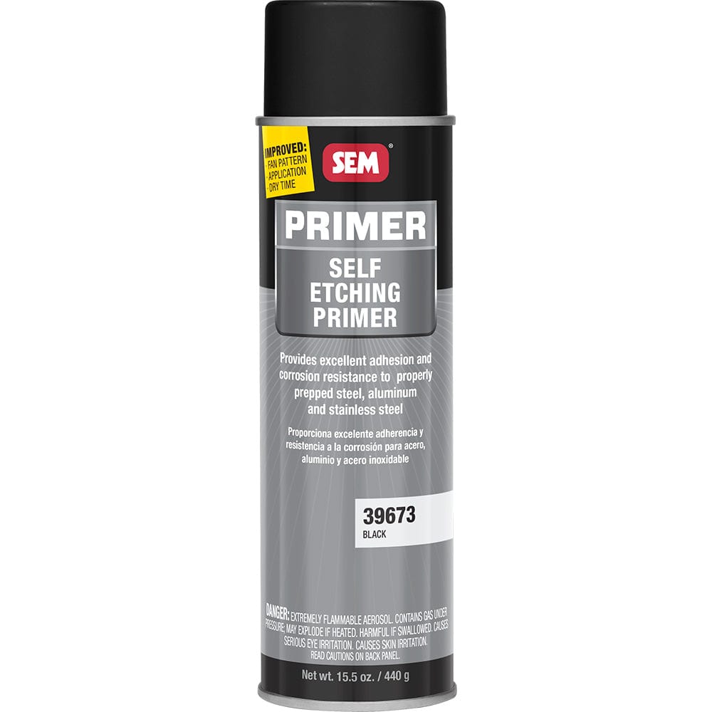 SEM Products Qualifies for Free Shipping SEM Self Etching Primer 20 oz Aerosol Can Black #39673