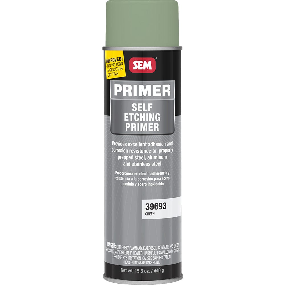 SEM Products Qualifies for Free Shipping SEM Self Etching Primer 20 oz Aerosol Can Green #39693