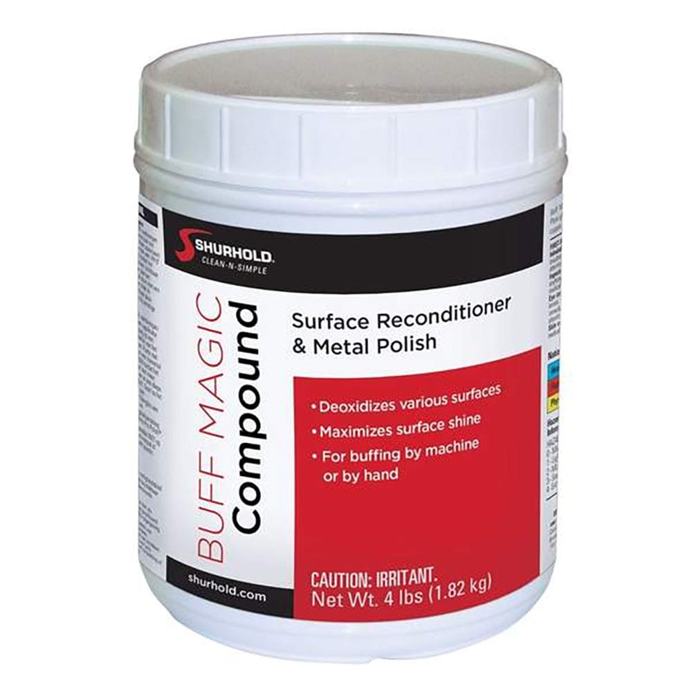 Shurhold Qualifies for Free Shipping Shurhold Buff Magic 4 lb Jar White #YBP-0111