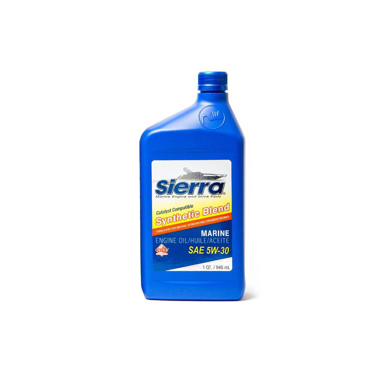 Sierra Qualifies for Free Shipping Sierra 5w-30 Semi-Synthetic FC-WCAT Quart #18-9555-2
