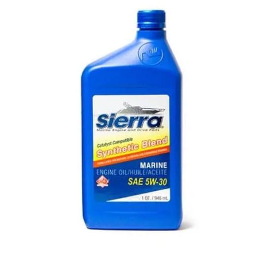 Sierra Qualifies for Free Shipping Sierra 5W30 FC-W Semi-Synthetic Oil Quart #18-9555CAT-2