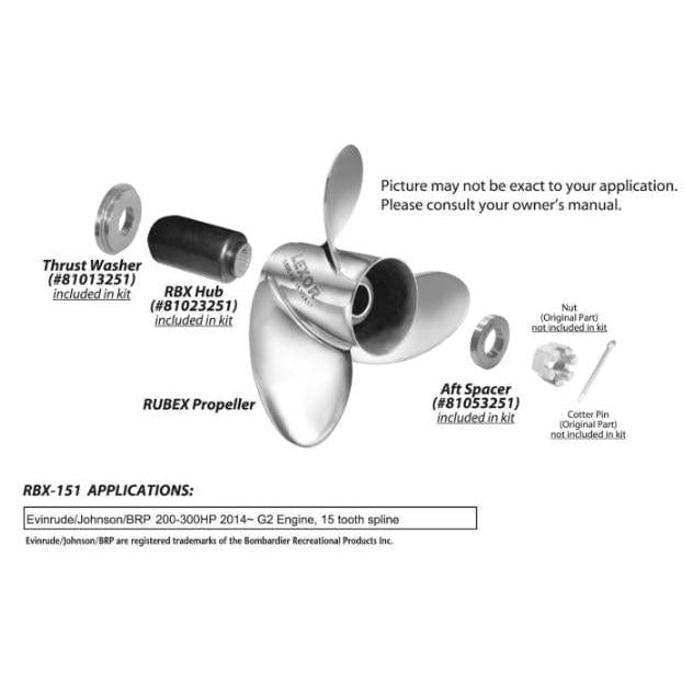 Solas Qualifies for Free Shipping Solas Hub Kit Evinrude G2 #RBX-151