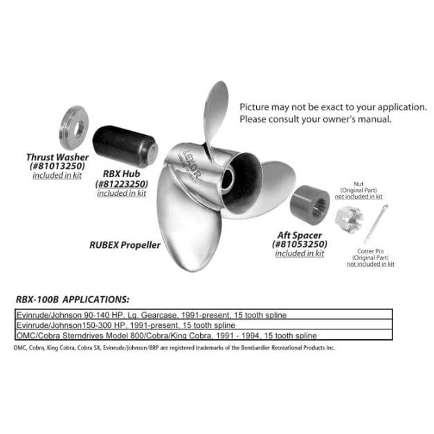 Solas Qualifies for Free Shipping Solas Hub Kit Johnson/Evrinrude/BRP/Cobra V6/Gearcase #RBX-100B