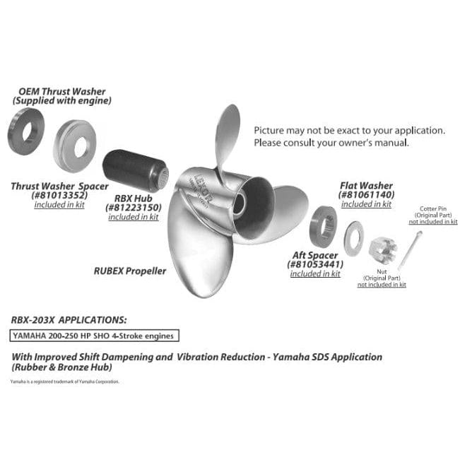 Solas Qualifies for Free Shipping Solas Hub Kit Yamaha V4 V6 & SDS with 2 Pins #RBX-203X