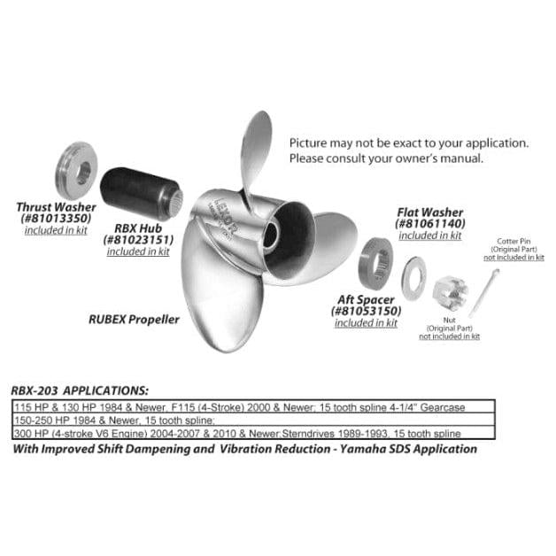 Solas Qualifies for Free Shipping Solas Hub Kit-Yamaha V6 D Series #RBX-203