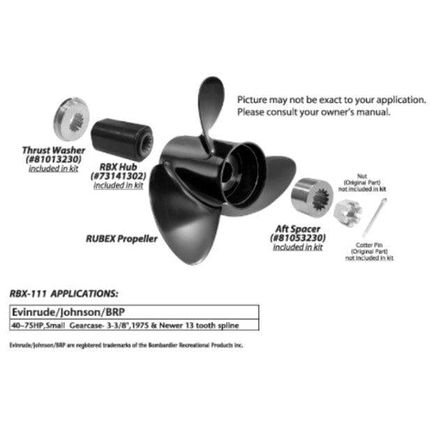 Solas Qualifies for Free Shipping Solas/Rubex Hub Kit Johnson/Evinrude/BRP/Cobra 40-75HP #RBX-111